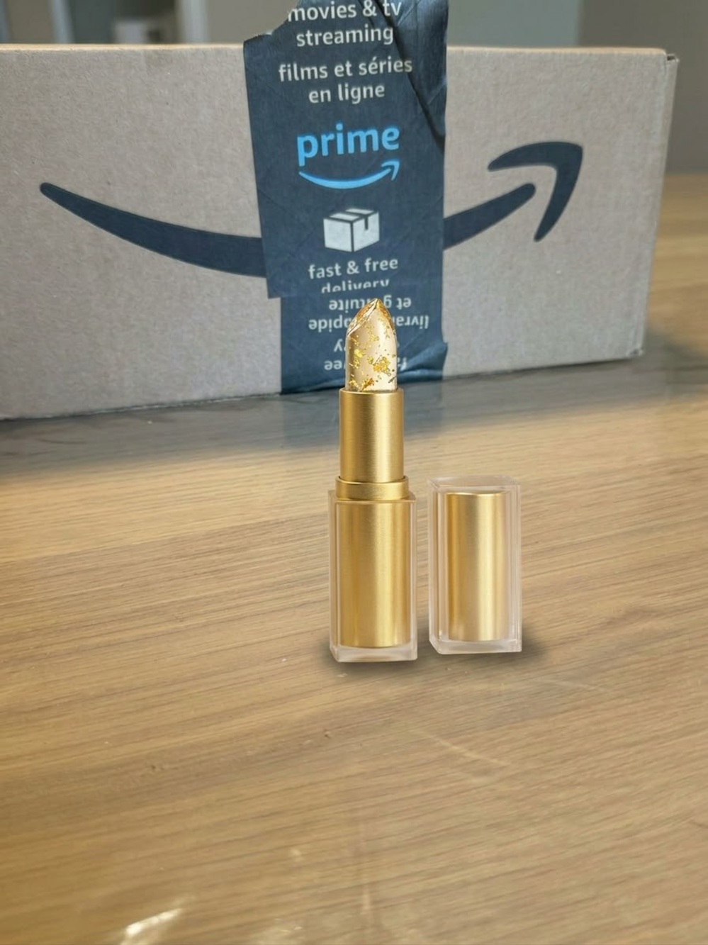 Kivari Gold Sparkle Lip Balm & Gloss - Gold